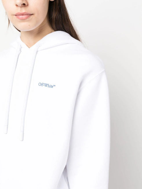 Diag Stripe-print cotton hoodie